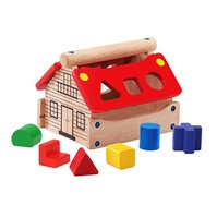 Drevený domček hra na rozpoznávanie tvarov